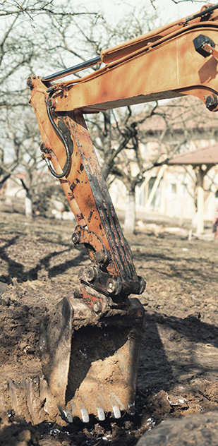 Garcia Excavating driveway removal
